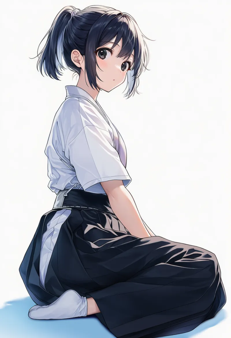 足袋のAIイラスト(弓道着用)