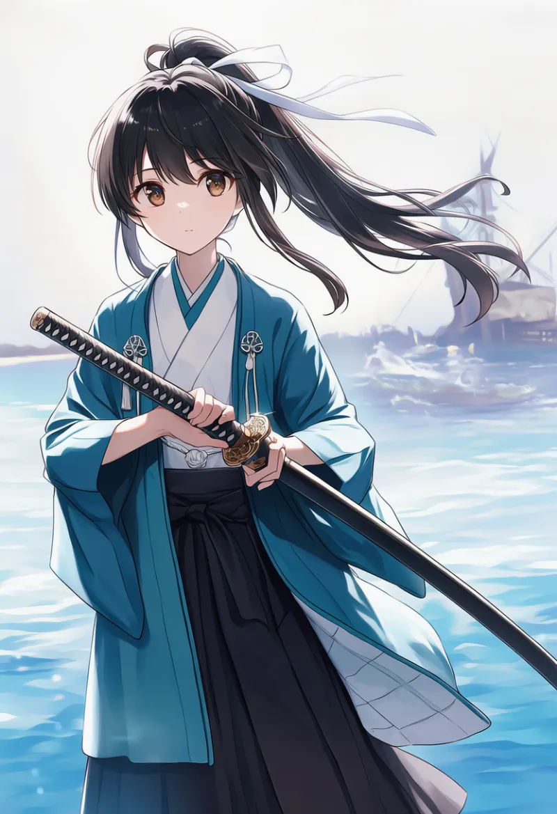 隊長の羽織り(侍装備)のAIイラスト|プロンプト紹介