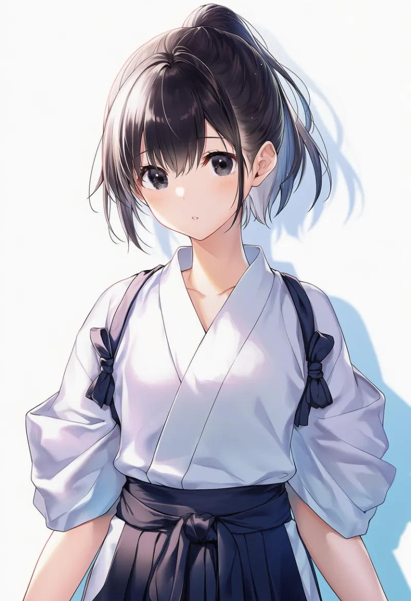 襷(たすき)のAIイラスト(弓道着用)