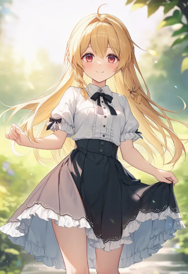 ティアードスカートのプロンプト紹介|AIイラスト