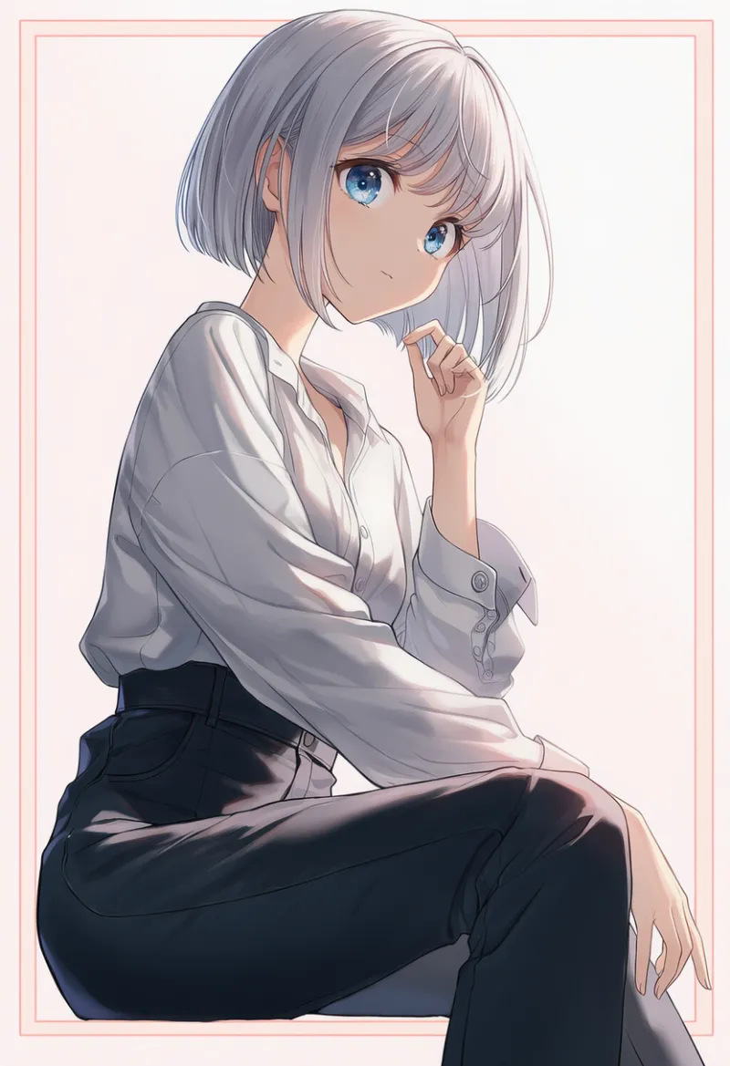 袖口が開いている状態を表すプロンプト｜AIイラスト