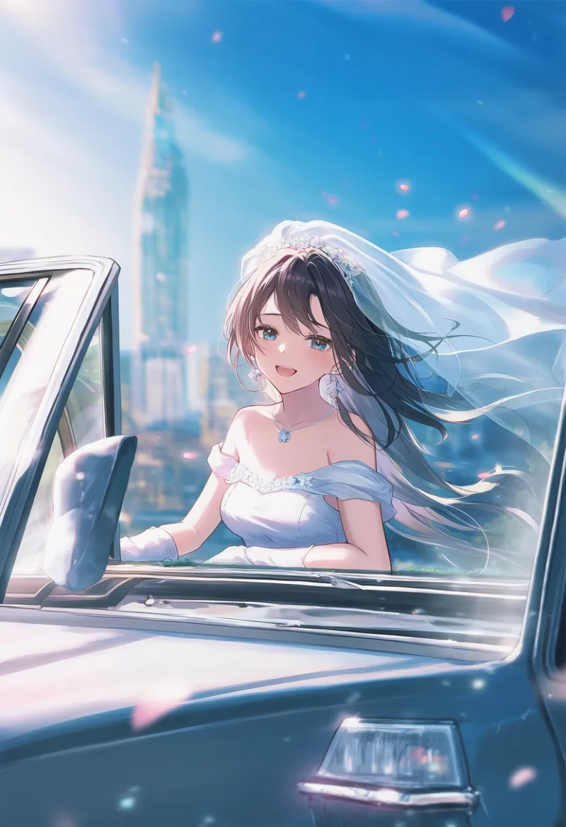 結婚シーンのAIイラスト｜プロンプト紹介