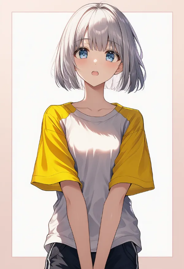 黄色の袖のプロンプト｜AIイラスト