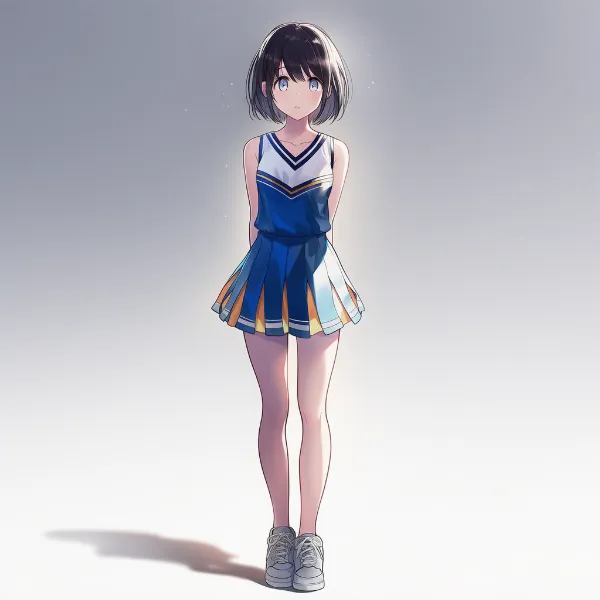 チアリーダーのAIイラスト