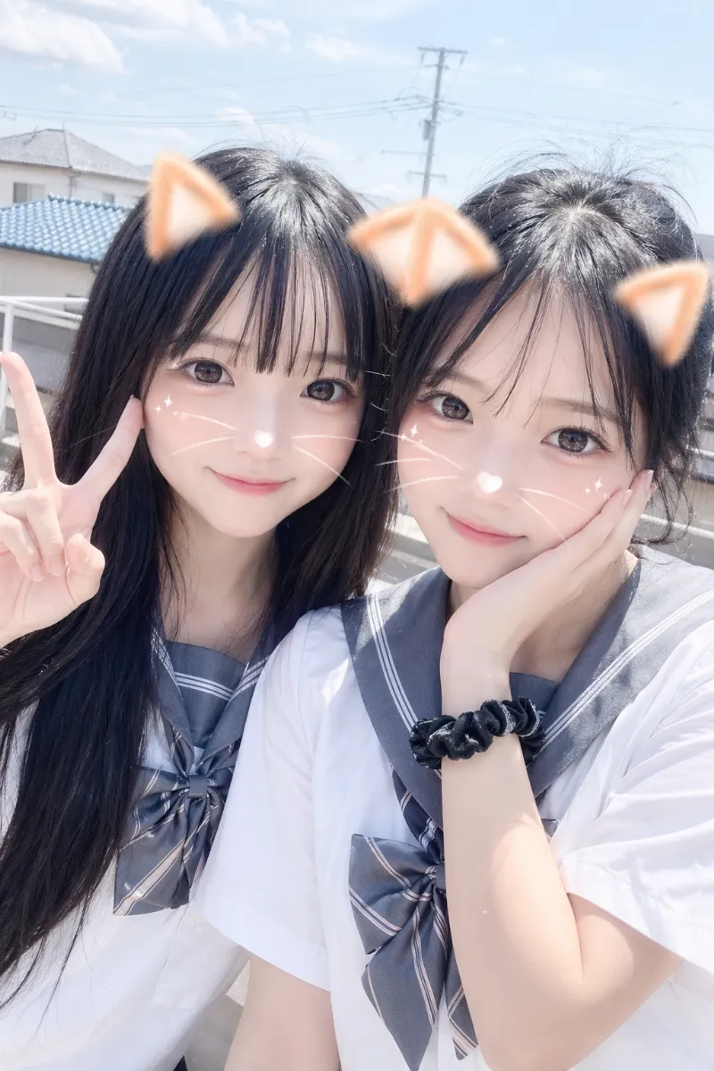 ARフィルターを使って自撮り｜GPT Image 2生成の作例