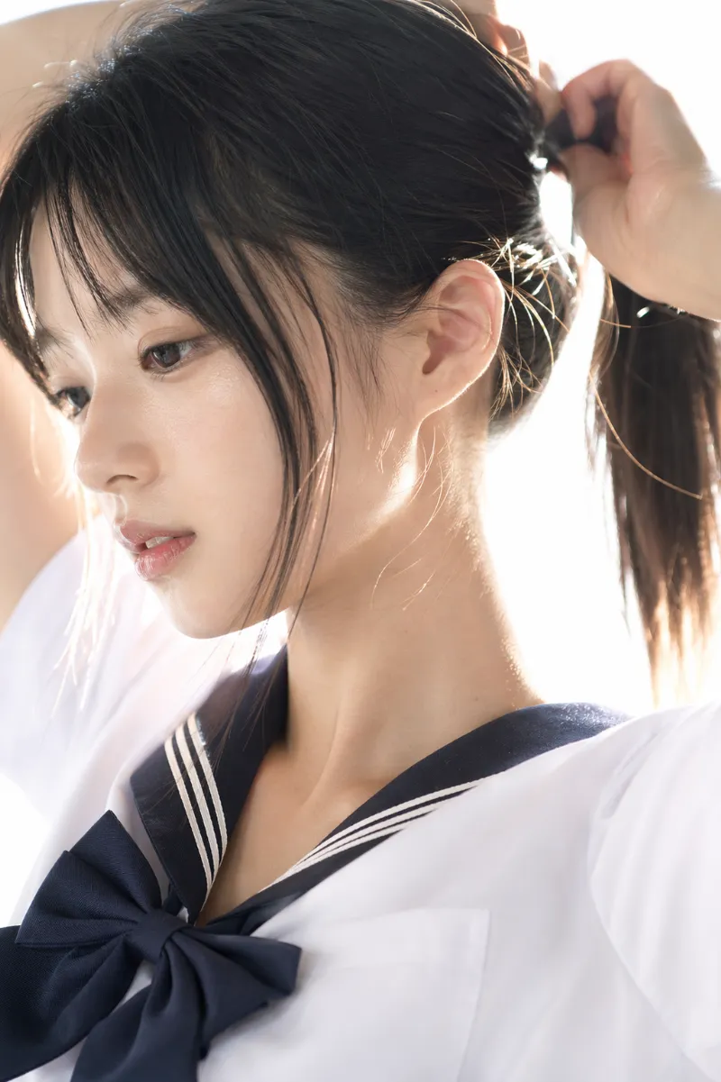 セーラー服美女（逆光ポートレート）｜GPT Image 2生成の作例