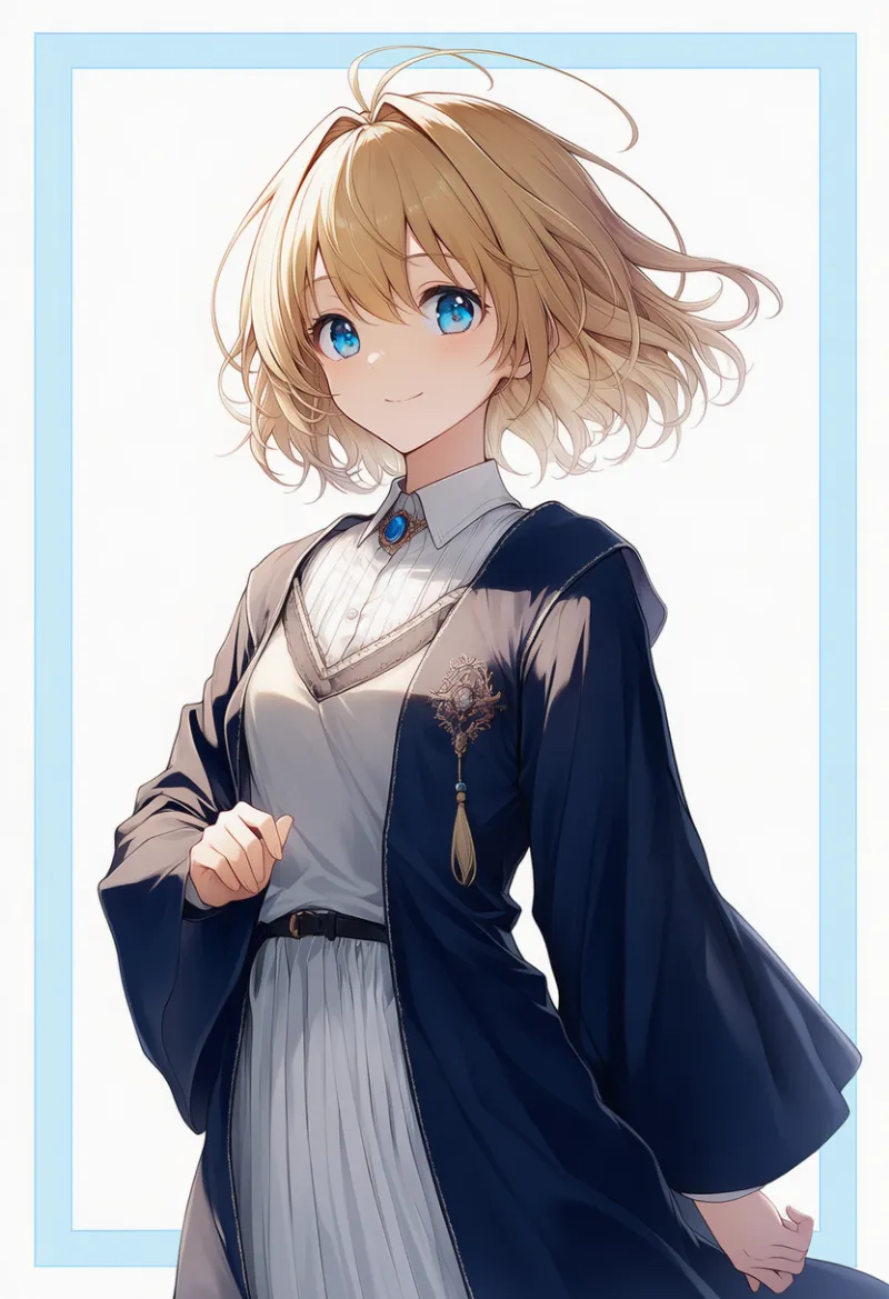 卒業式ローブのAIイラスト｜プロンプト紹介