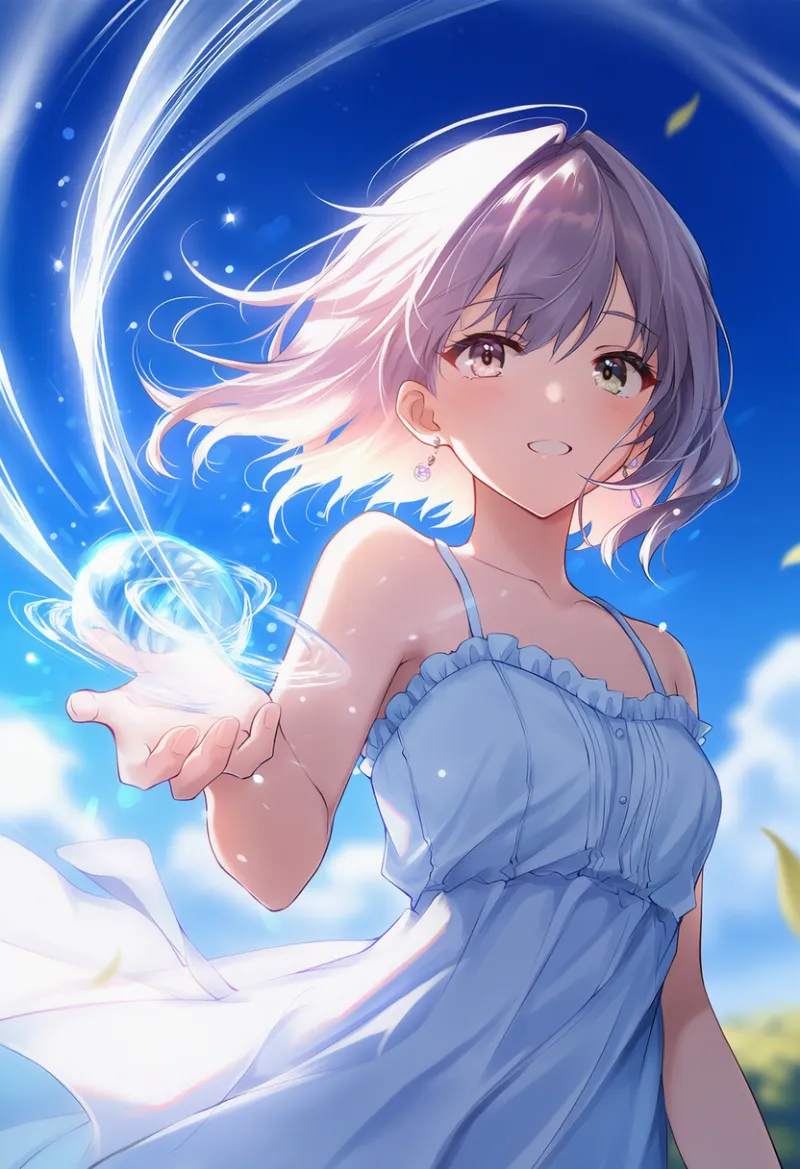 風魔法のプロンプト：aerokinesis｜AIイラスト