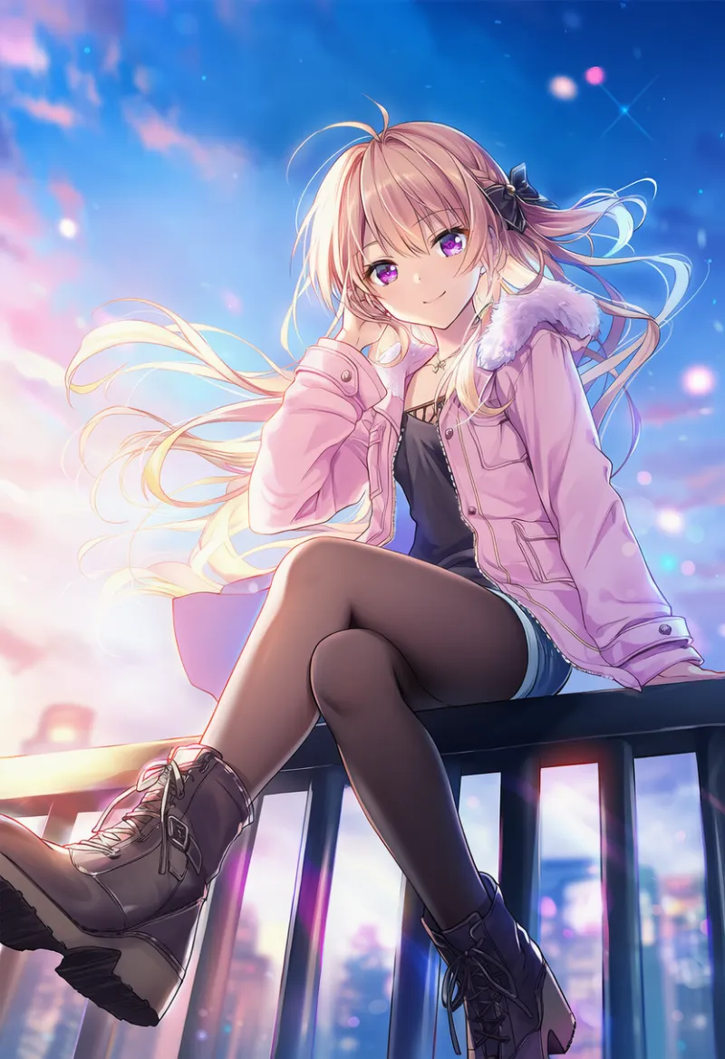 アンクルブーツのAIイラスト（姫カジ）｜プロンプト紹介