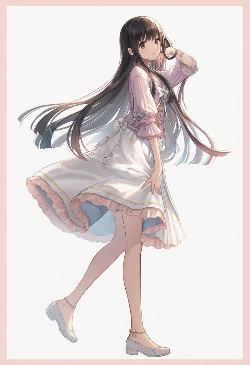 アンクレットのAIイラスト|デート用コーデのプロンプト紹介