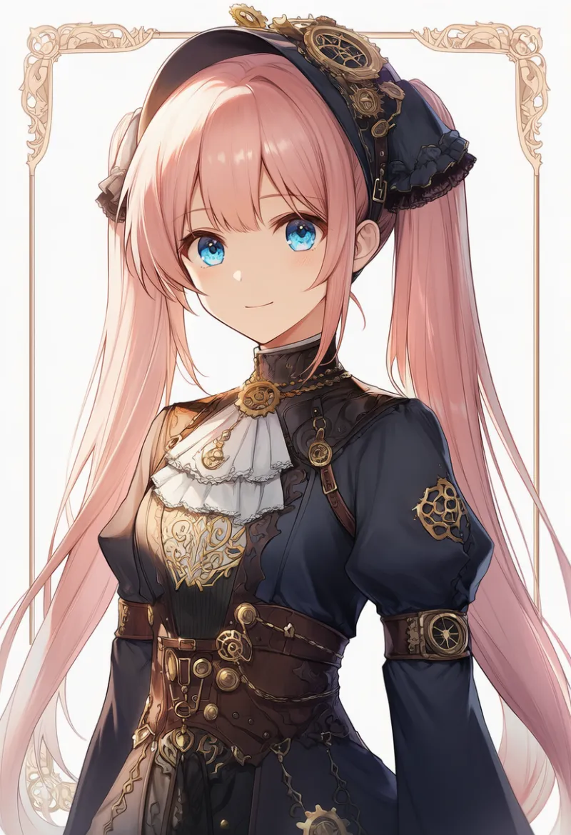 アームバンドのAIイラスト(スチームパンク)|プロンプト紹介