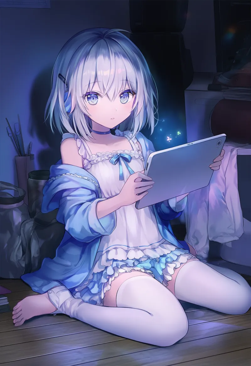 部屋の四隅を表したAIイラスト