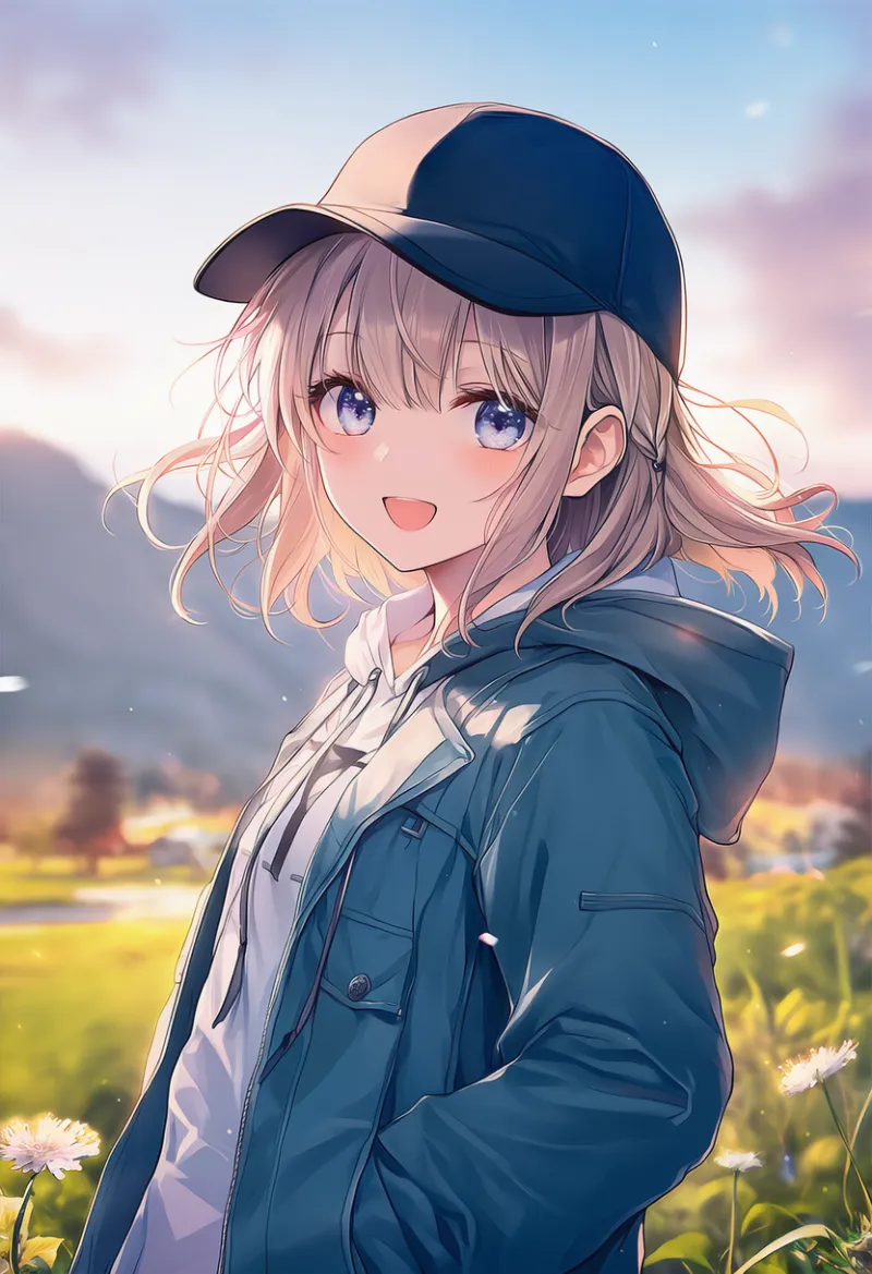 野球帽のAIイラスト｜プロンプト紹介