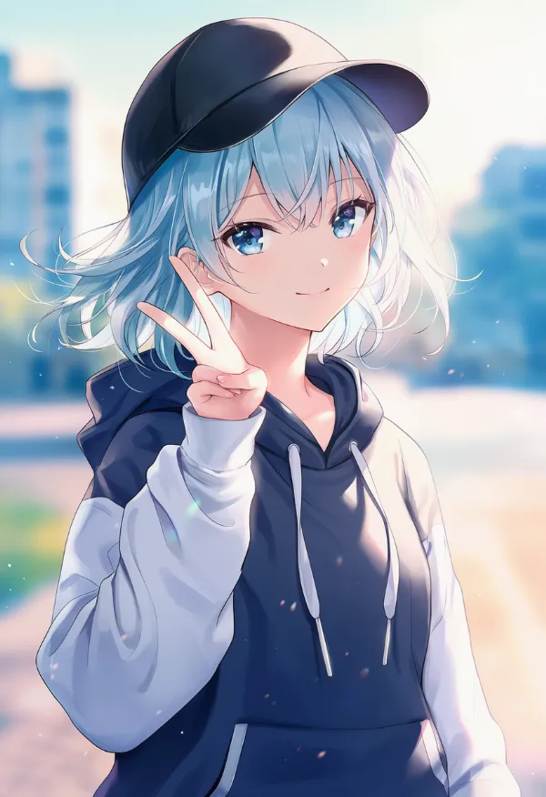 野球帽のAIイラスト|プロンプト紹介(ヒップホップファッション)