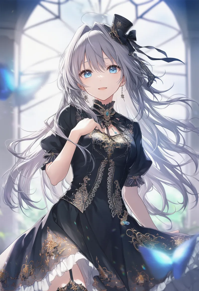 宝石多めの豪華なドレスのAIイラスト｜プロンプト紹介