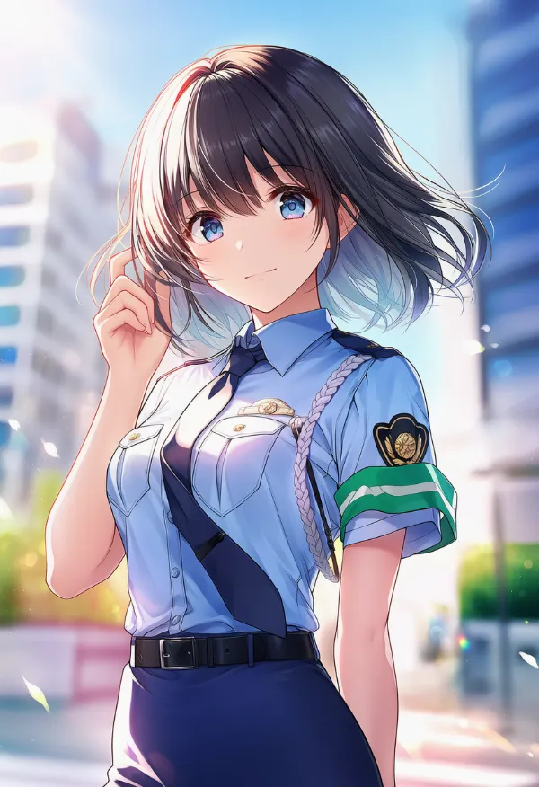 黒ベルトのAIイラスト｜プロンプト紹介：black belt