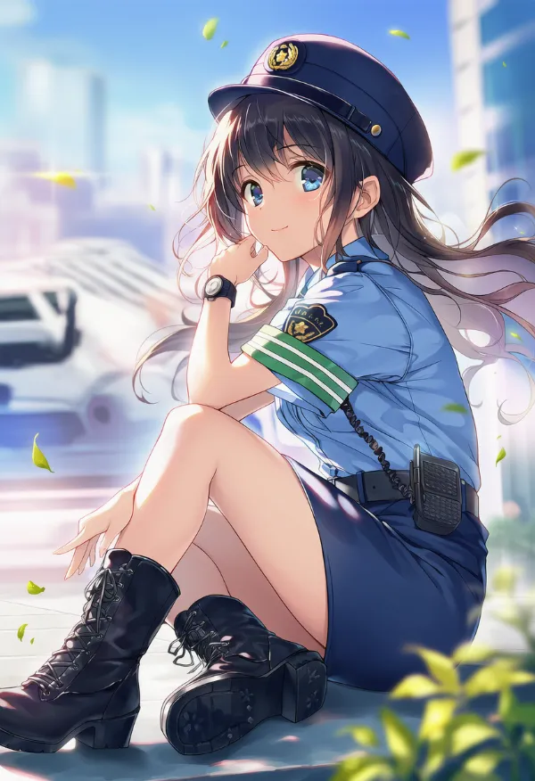 ブーツのAIイラスト｜プロンプト紹介：black boots