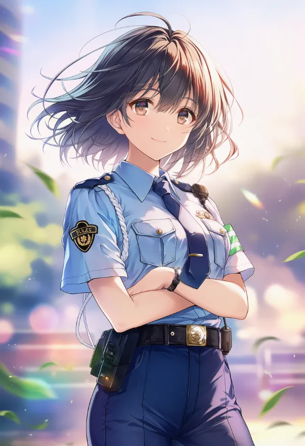 青いパンツのAIイラスト｜プロンプト紹介：blue pants