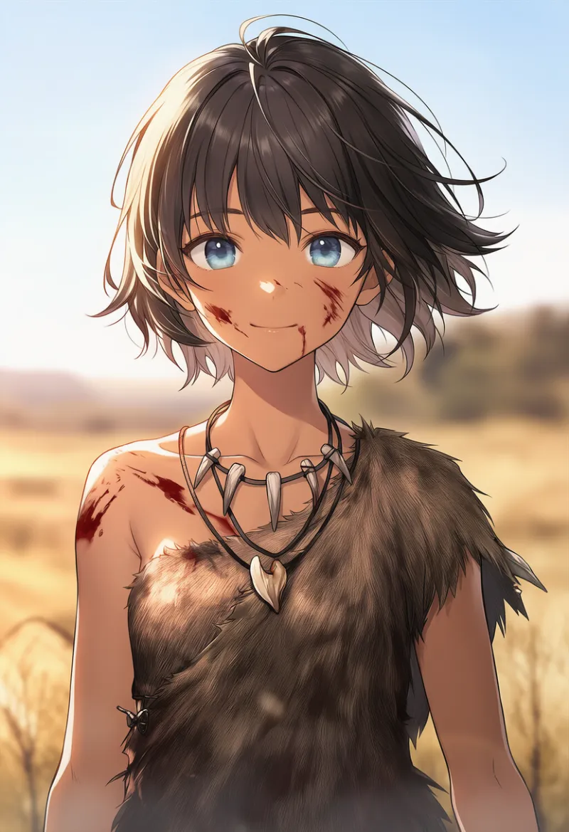 骨のネックレスのAIイラスト｜プロンプト紹介