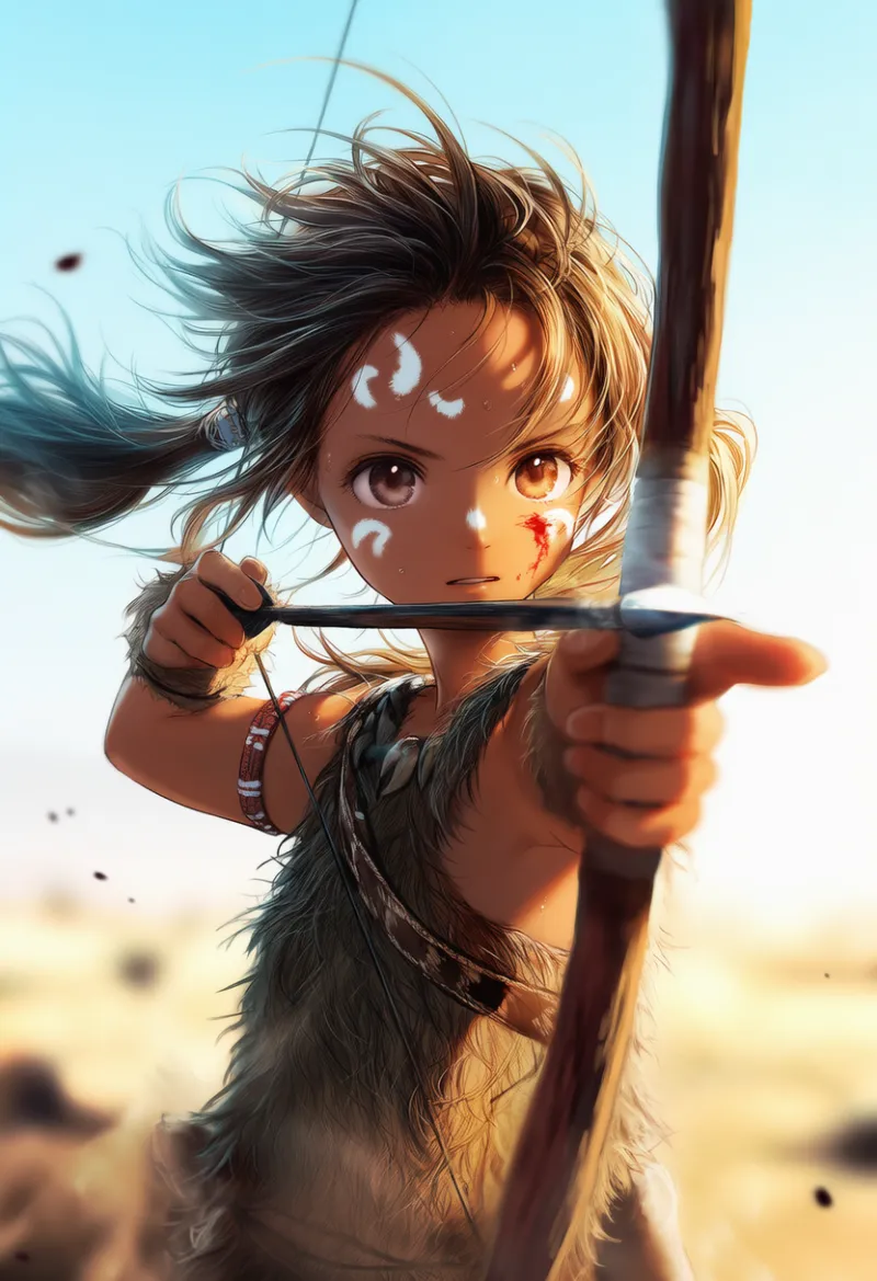 弓のAIイラスト｜プロンプト紹介