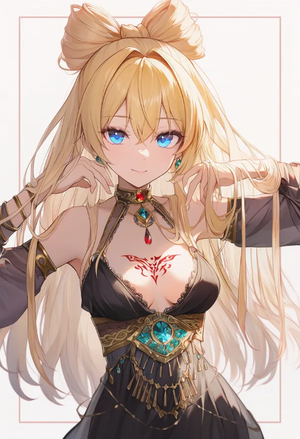 胸のタトゥーのAIイラスト｜プロンプト紹介