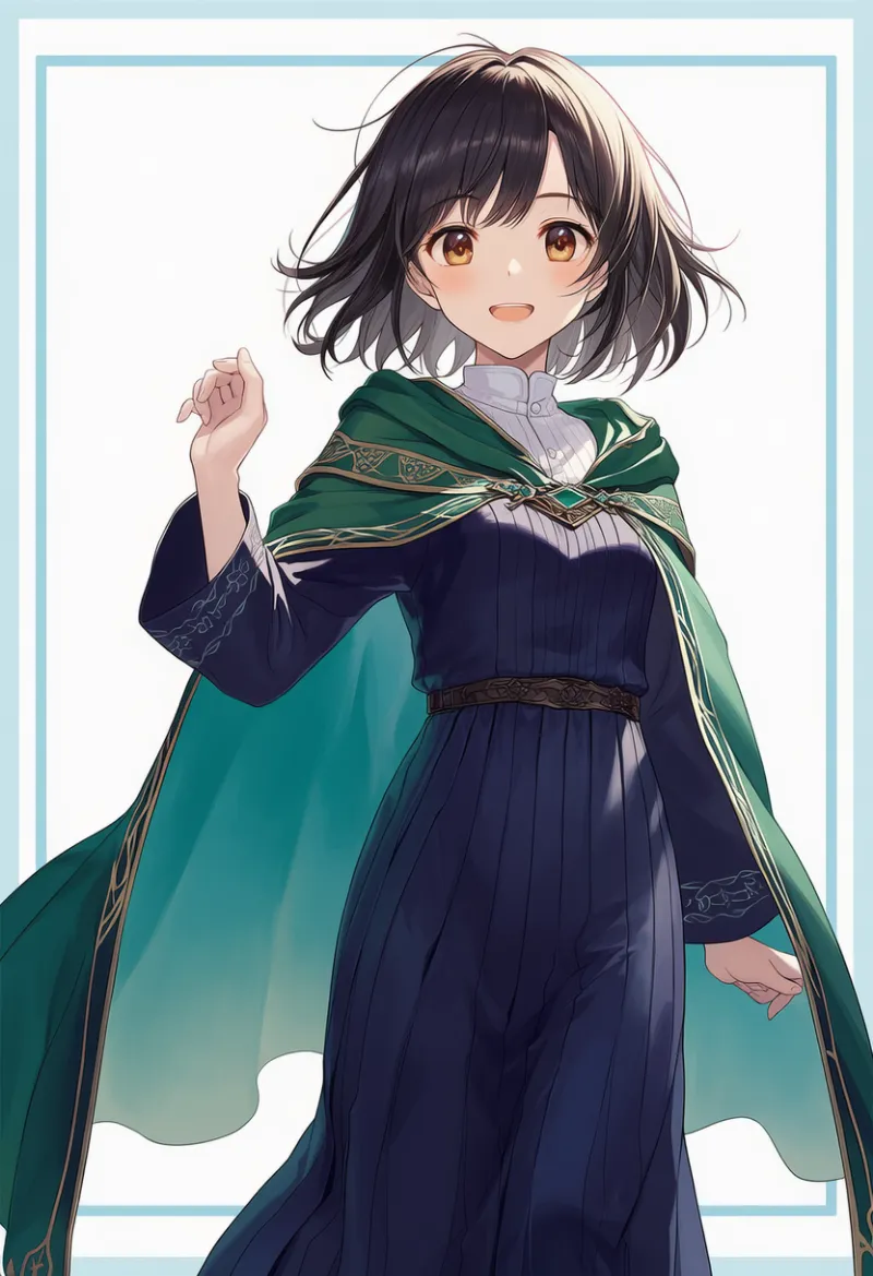 ケープ（ローブと重ね着）のAIイラスト｜プロンプト紹介