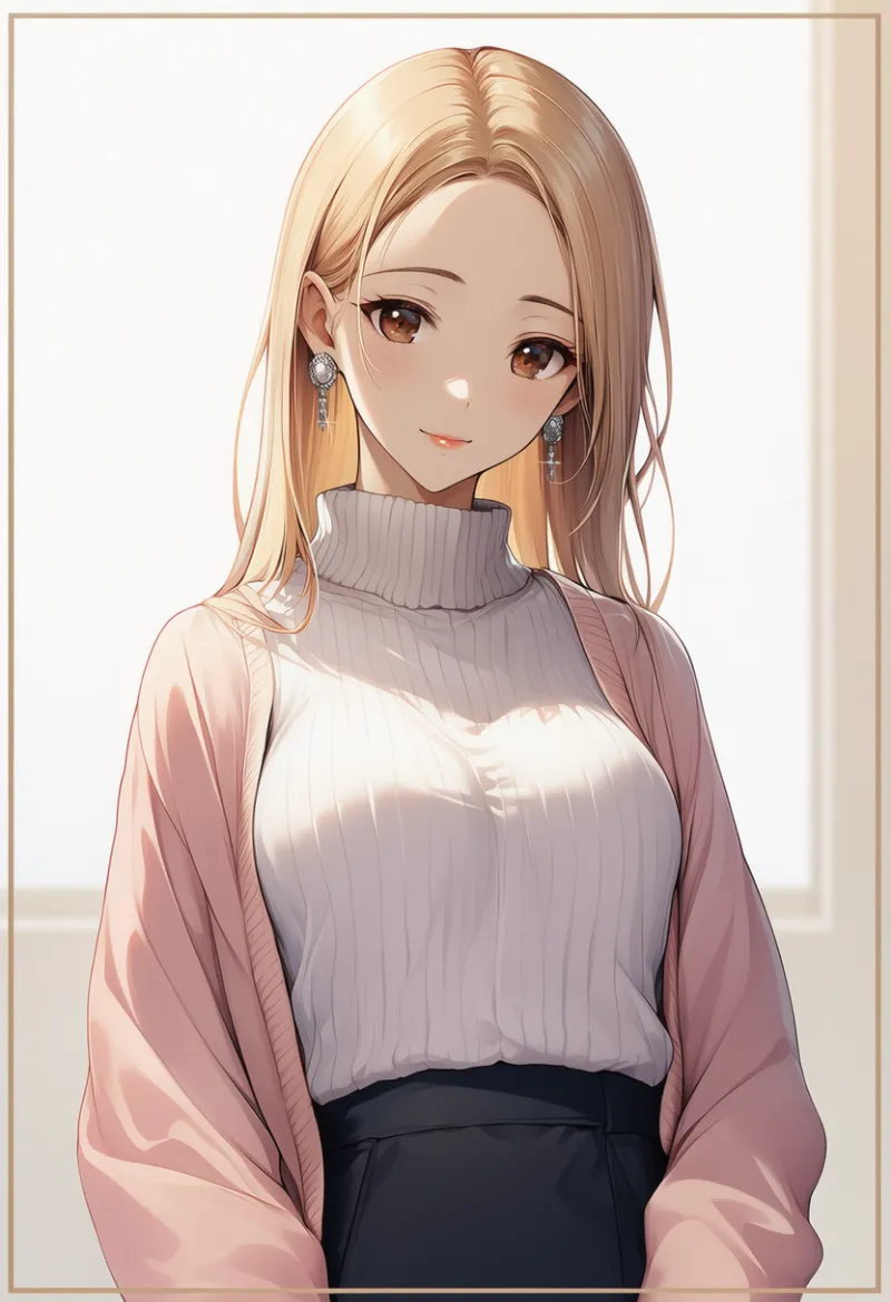 カーディガン|女子大生ファッションのプロンプト紹介