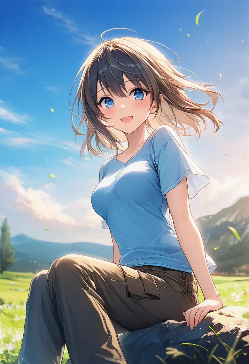 カーゴパンツのAIイラスト｜プロンプト紹介