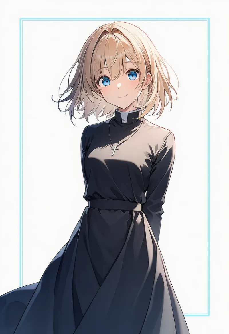 カソック（聖職者のローブ）のAIイラスト｜プロンプト紹介