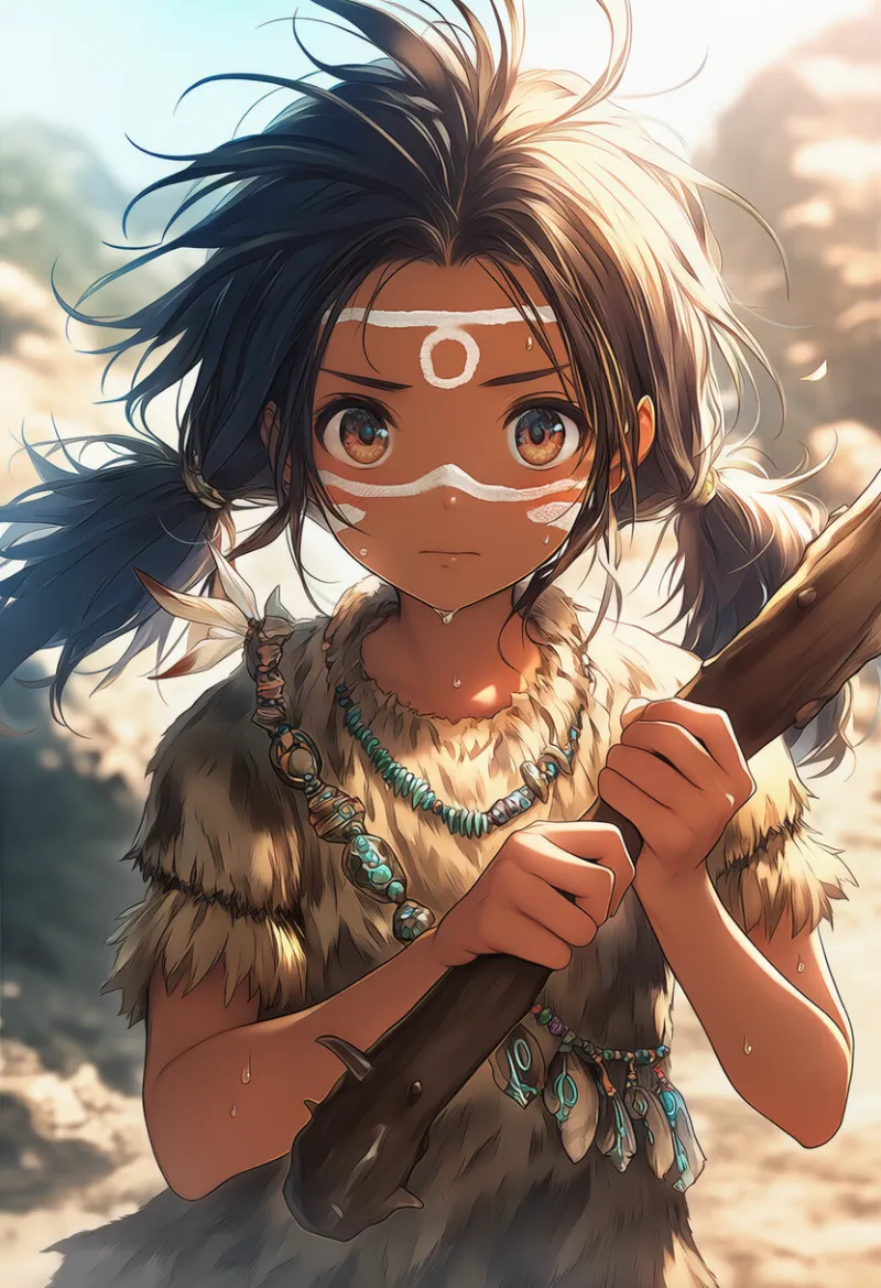 棍棒のAIイラスト｜プロンプト紹介