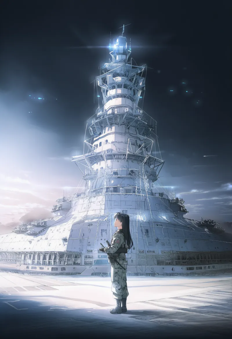 指揮所施設のプロンプト:command center, building, military base|軍事施設のAIイラスト