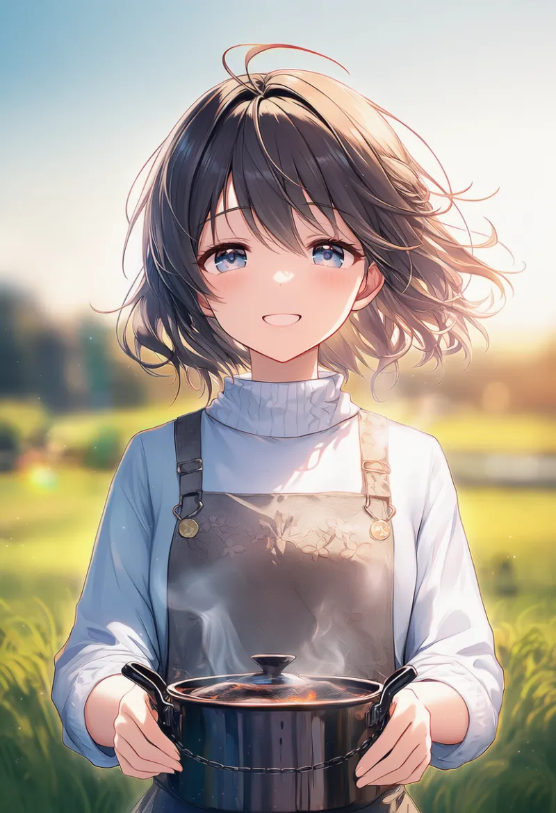 クッキングポットのAIイラスト｜プロンプト紹介