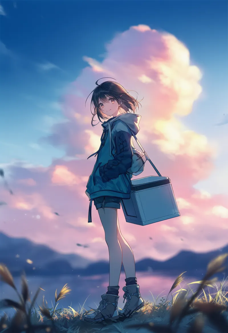 クーラーボックスのAIイラスト｜プロンプト紹介