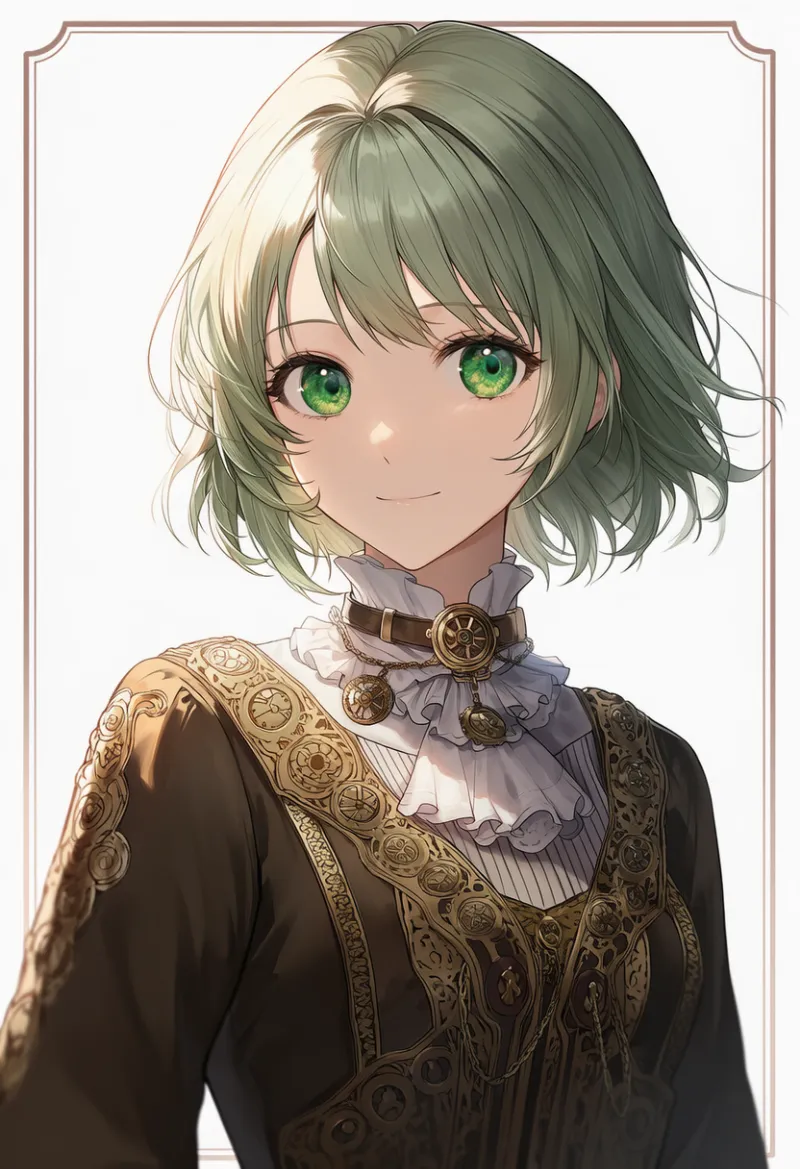 クラバットのAIイラスト(スチームパンク)|プロンプト紹介