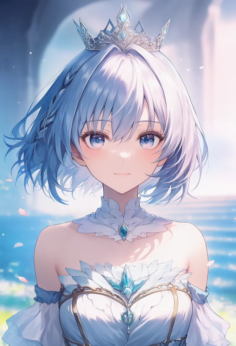 王冠のAIイラスト（豪華な服用）｜プロンプト紹介