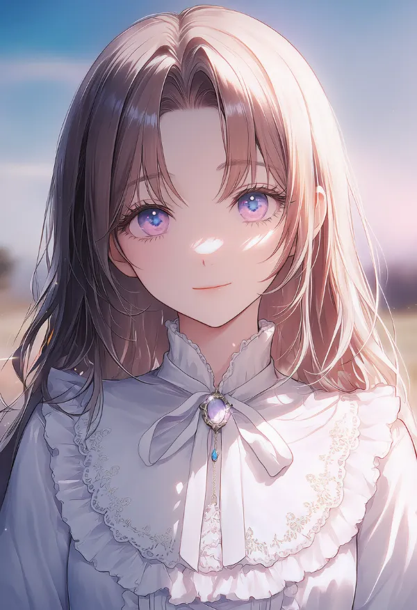 カーテンバング（お嬢様ヘア）のAIイラスト｜プロンプト紹介