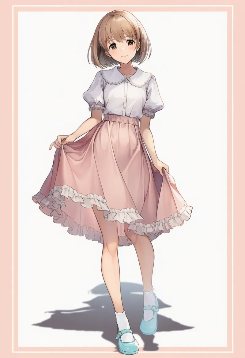 デート用コーデを再現したAIイラストの作例|プロンプト紹介