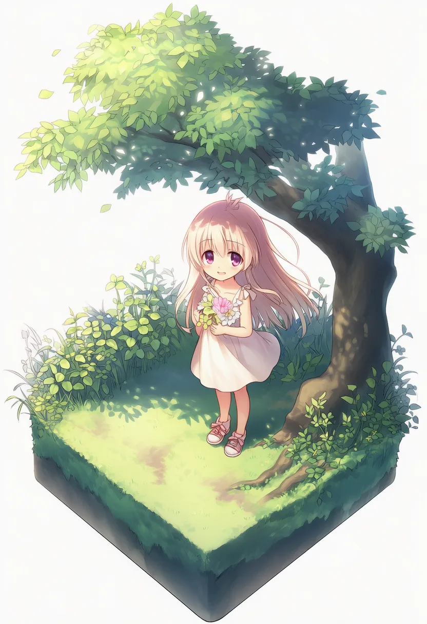 等角投影の構図を再現したAIイラスト|プロンプト紹介:diorama, isometric