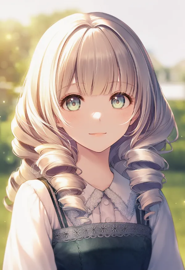 ドリルヘア（お嬢様ヘア）のAIイラスト｜プロンプト紹介