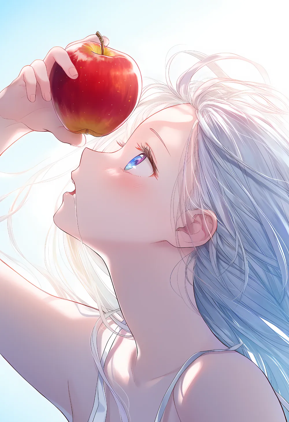 よだれのプロンプト：drooling｜AIイラスト