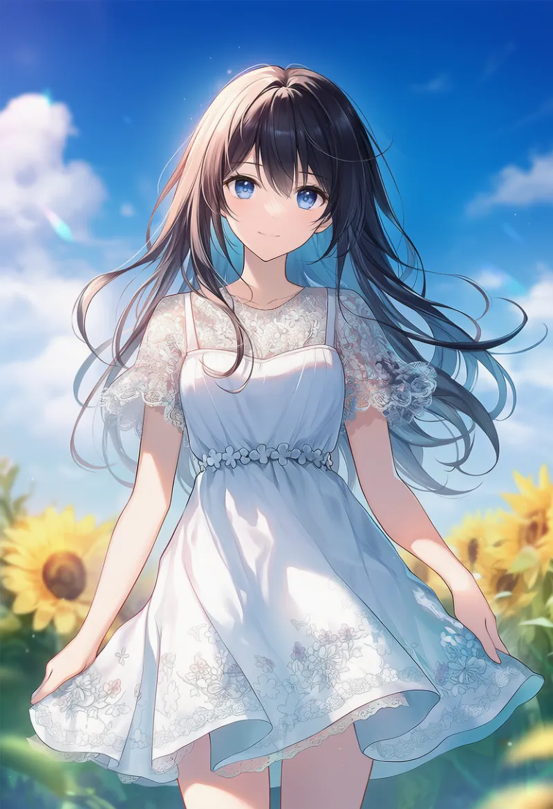 刺繍の施された服のAIイラスト｜プロンプト紹介