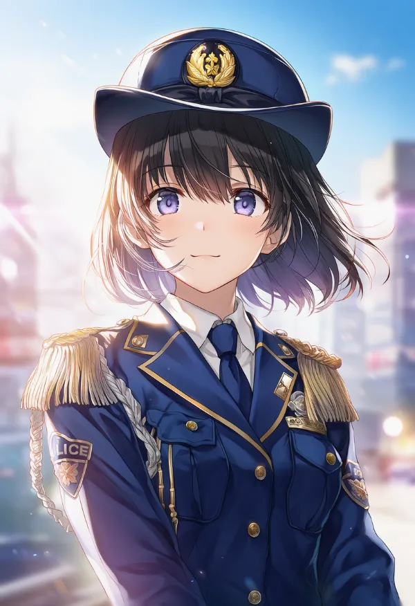 肩章のAIイラスト｜プロンプト紹介：epaulettes with gold trim