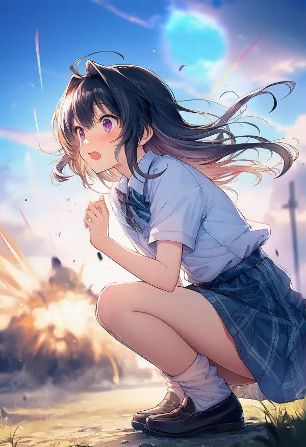 爆発のAIイラスト｜プロンプト紹介