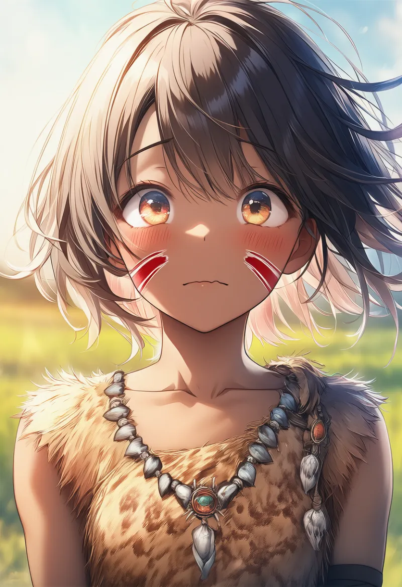 フェイスペイントのAIイラスト｜プロンプト紹介