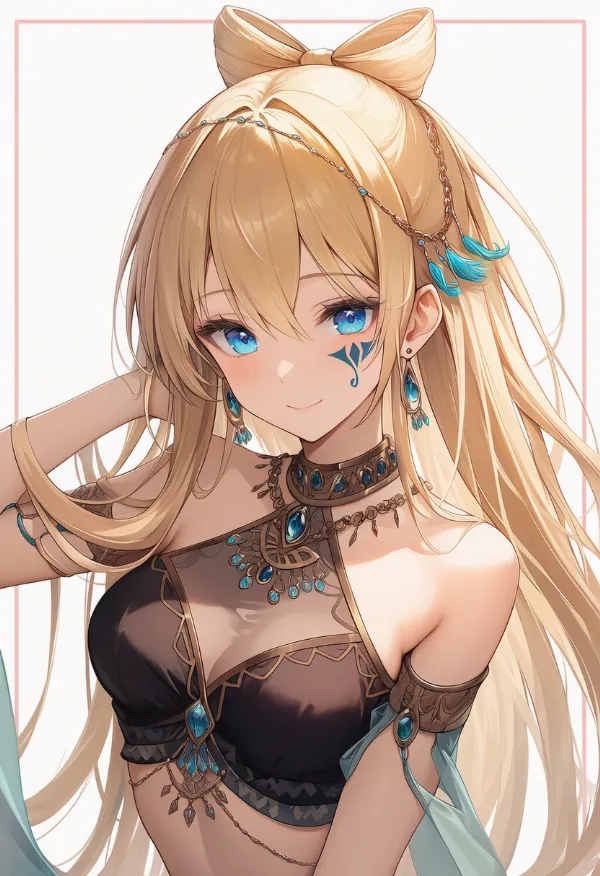 顔のタトゥーのAIイラスト｜プロンプト紹介