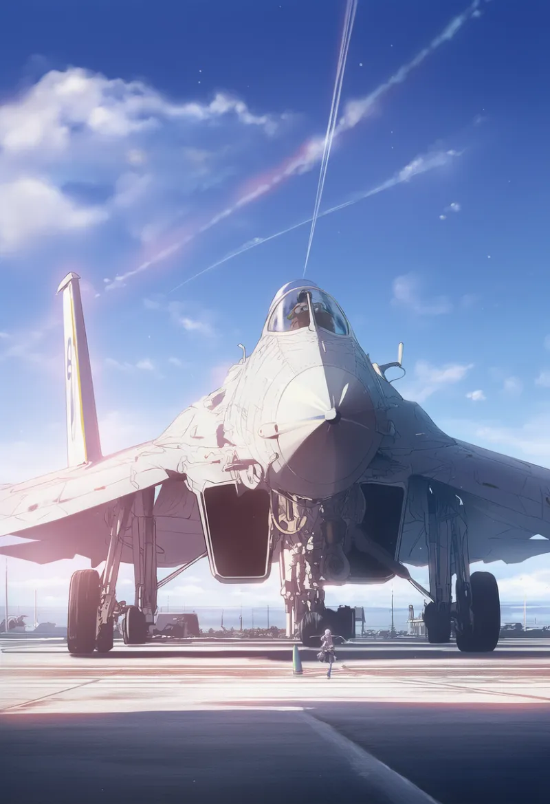 戦闘機のプロンプト:fighter jet|AIイラスト