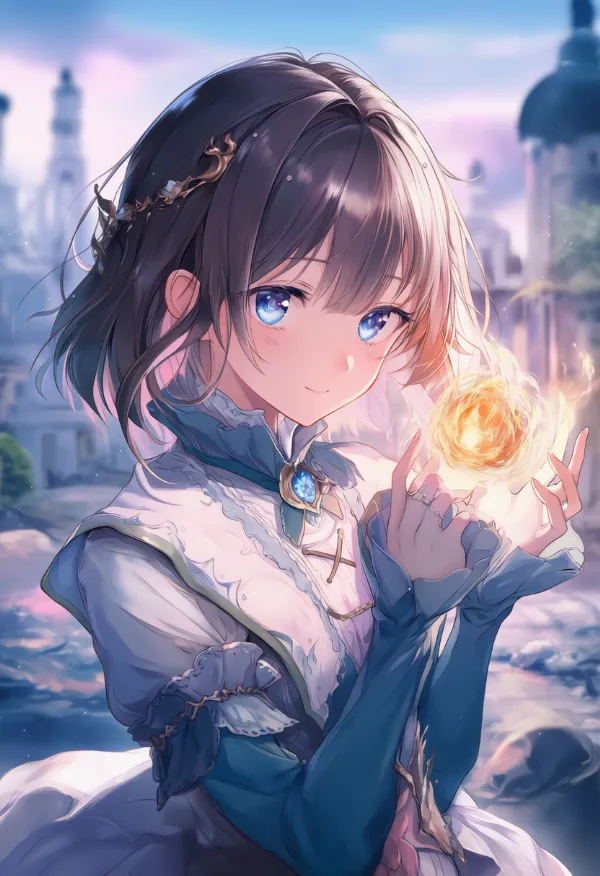 火球（魔法）のAIイラスト｜プロンプト紹介