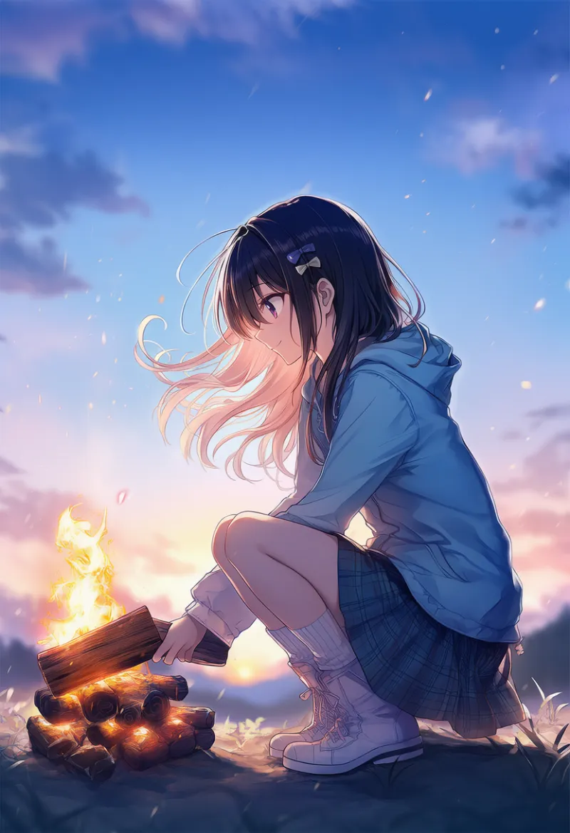 薪のAIイラスト｜プロンプト紹介