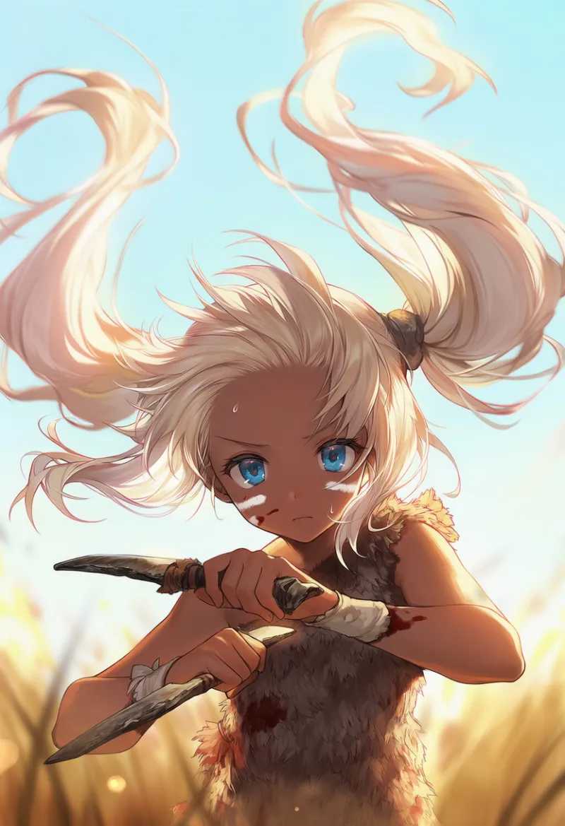 火打石のナイフのAIイラスト｜プロンプト紹介