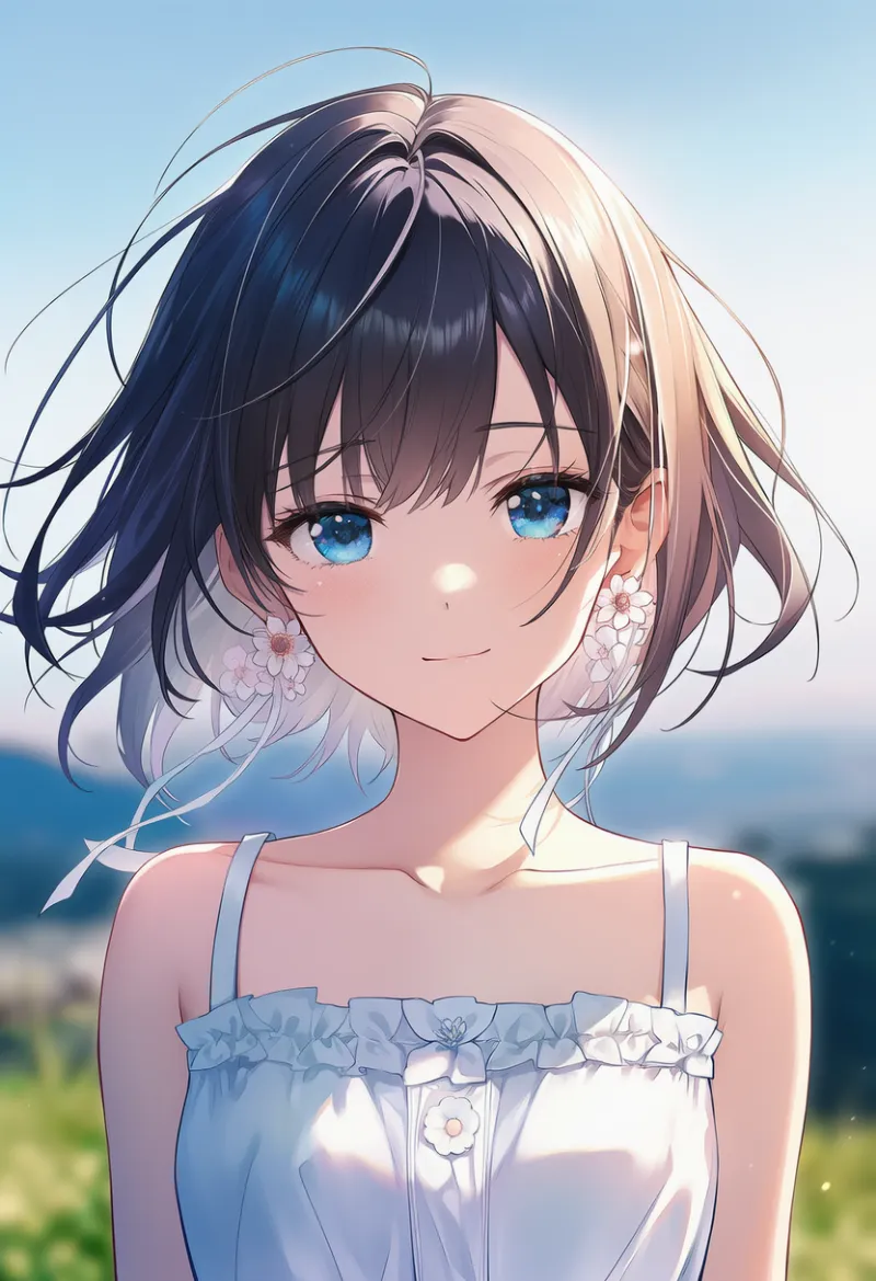 花型イヤリングのAIイラスト（豪華な服用）｜プロンプト紹介